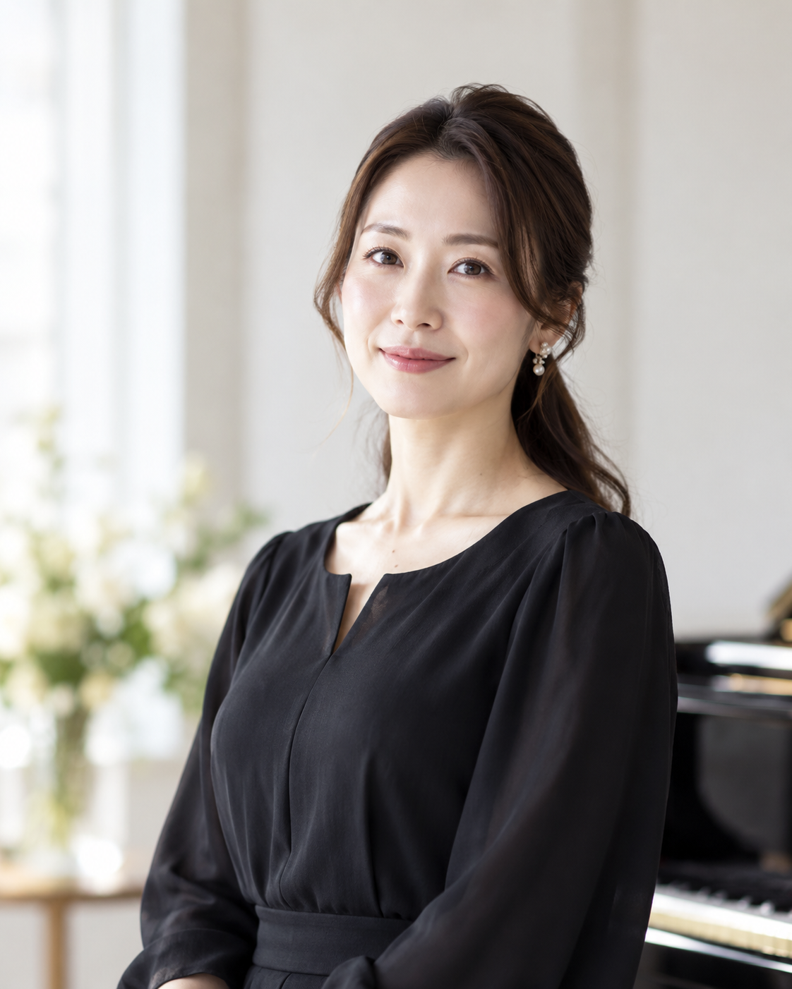 講師紹介用の女性ポートレート