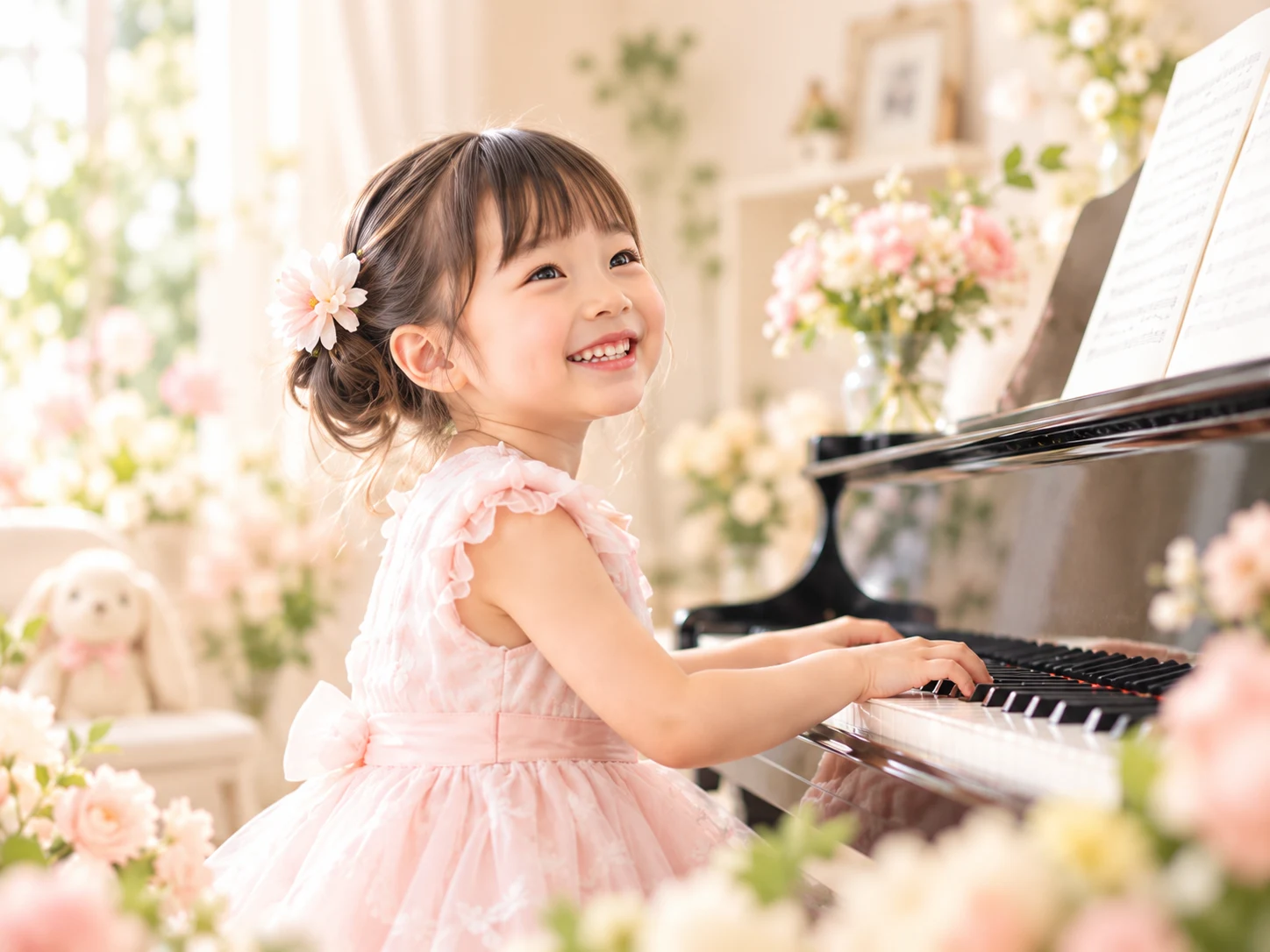 ピアノを楽しむ子どものイメージ