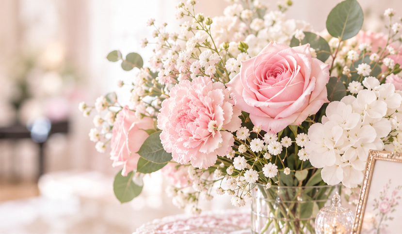 ピンクの花のイメージ