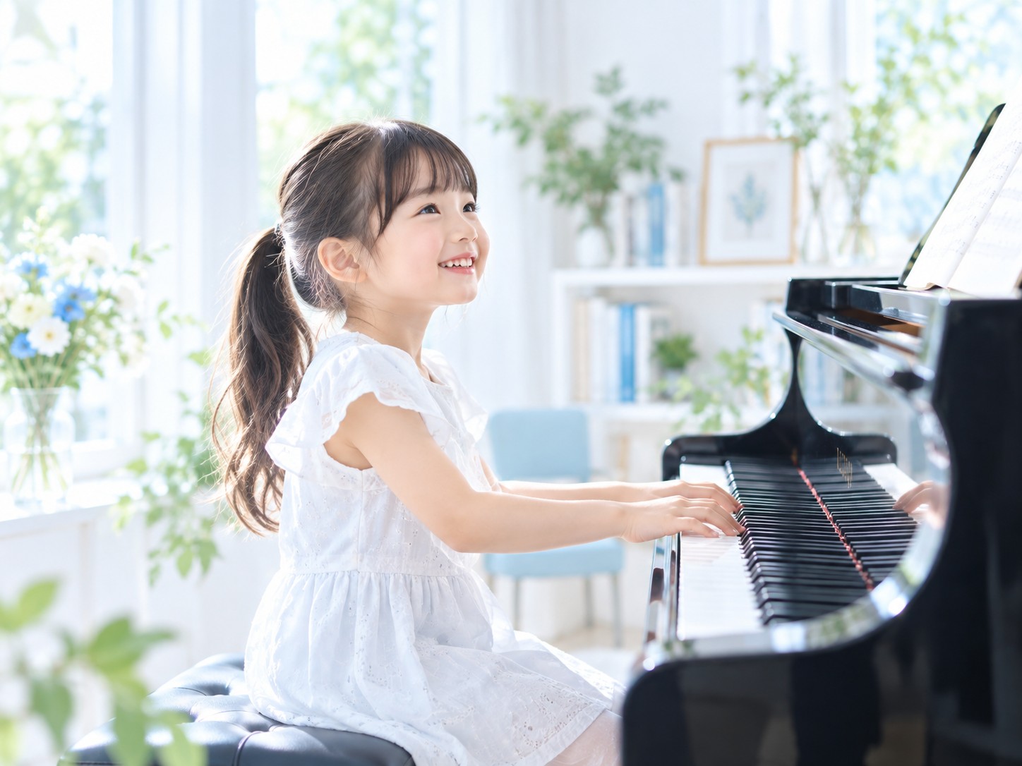 ピアノを楽しむ子どものイメージ