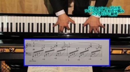 ピアノ指・習得プログラムの映像